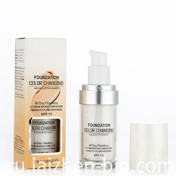 Водостойкая и стойкая жидкая основа Waterproof and long-lasting liquid foundation